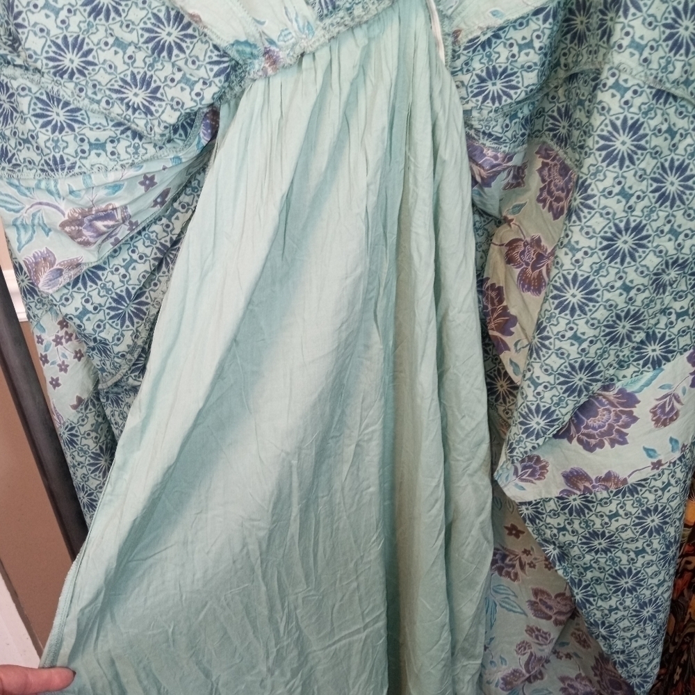 Free People A New Way Boho Floral Maxi Dress NWOT Size Small - Picture 12 of 15